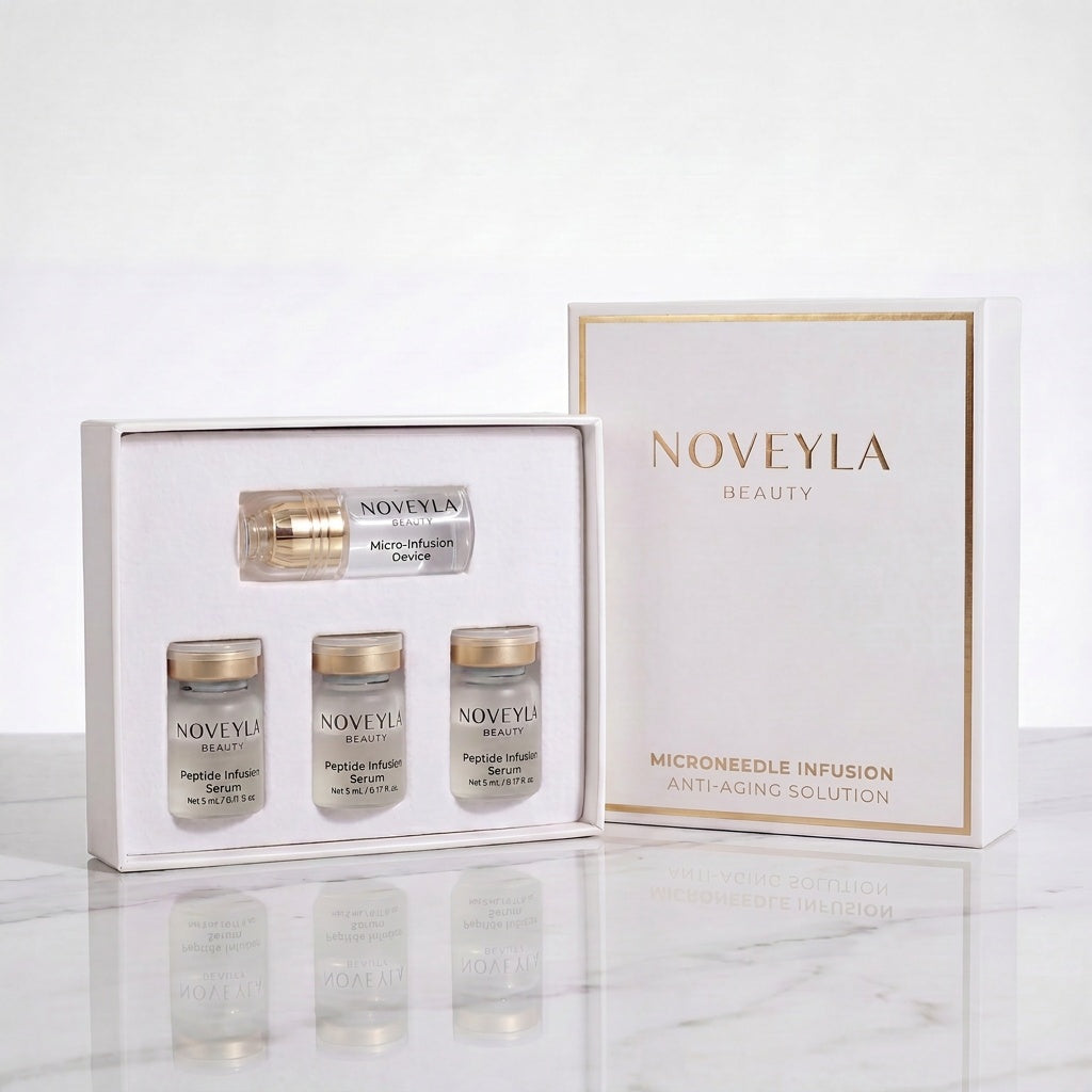 The Micro-Infusion System™ – At-Home Skin Renewal Kit with 1 Micro-Infusion Device + 3 Peptide Infusion Serum Vials